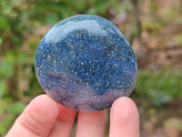 Polished Lazulite Palm Stones x 12 From Madagascar