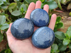 Polished Lazulite Palm Stones x 12 From Madagascar - Toprock Gemstones and Minerals 