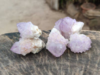 Natural Amethyst Spirit Quartz Crystals x 20 From Boekenhouthoek, South Africa