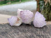 Natural Amethyst Spirit Quartz Crystals x 20 From Boekenhouthoek, South Africa