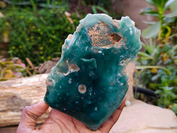 Polished On One Side Mtorolite Plates x 3 From Mutorashanga, Zimbabwe