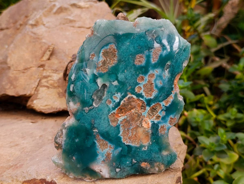 Polished On One Side Mtorolite Plates x 3 From Mutorashanga, Zimbabwe - Toprock Gemstones and Minerals 