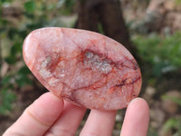 Polished Carnelian Agate Gemstone Galets x 20 From Madagascar