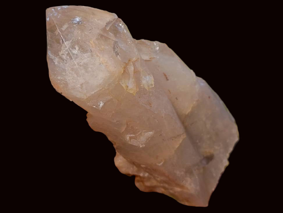 Polished Pearly Standing Quartz Crystals x 2 From Angola - Toprock Gemstones and Minerals 