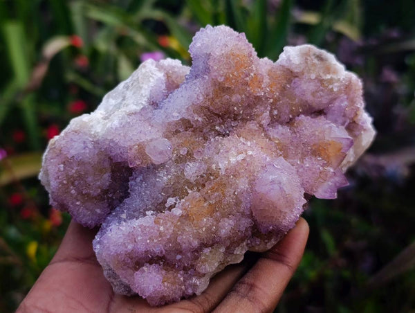 Natural Amethyst Spirit Quartz Clusters x 3 From Boekenhouthoek, South Africa