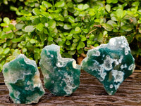 Polished On One Side Mtorolite Plates x 12 From Mutorashanga, Zimbabwe