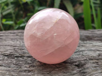 Polished Rose Quartz Spheres x 4 From Madagascar