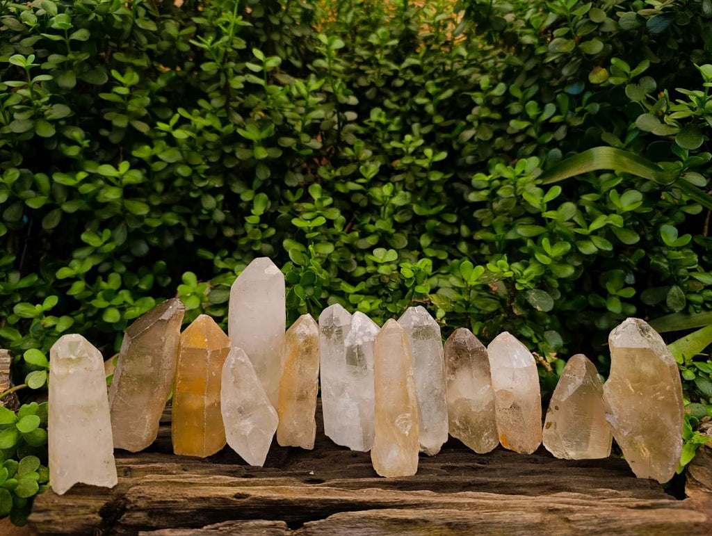 Natural Quartz Crystals x 13 From Madagascar - Toprock Gemstones and Minerals 