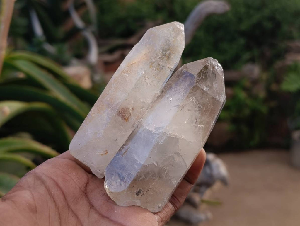 Natural Quartz Crystals x 13 From Madagascar - Toprock Gemstones and Minerals 