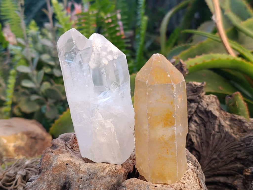 Natural Quartz Crystals x 13 From Madagascar - Toprock Gemstones and Minerals 