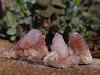 Natural Ametrine Spirit Quartz and Amethyst Clusters x 20 From Boekenhouthoek, South Africa