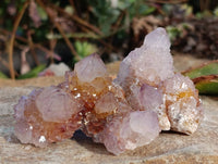Natural Ametrine Spirit Quartz and Amethyst Clusters x 20 From Boekenhouthoek, South Africa