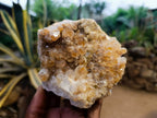 Natural Limonite Quartz Clusters x 4 From Solwezi, Zambia - Toprock Gemstones and Minerals 
