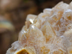 Natural Limonite Quartz Clusters x 4 From Solwezi, Zambia - Toprock Gemstones and Minerals 
