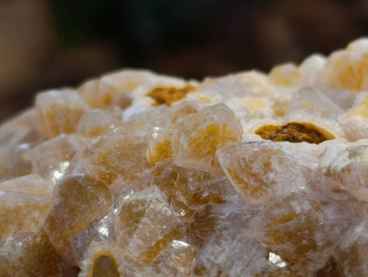 Natural Limonite Quartz Clusters x 4 From Solwezi, Zambia - Toprock Gemstones and Minerals 