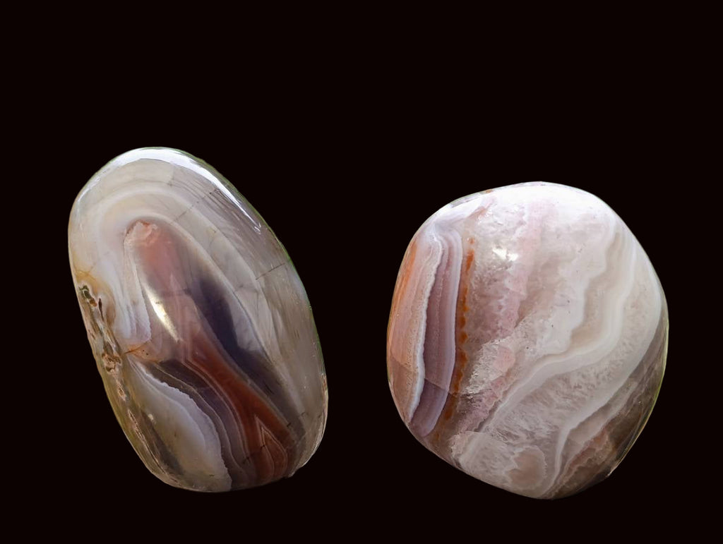 Polished Red Sashe River Agate Nodules x 6 From Sashe River, Zimbabwe - Toprock Gemstones and Minerals 