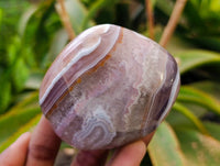 Polished Red Sashe River Agate Nodules x 6 From Sashe River, Zimbabwe
