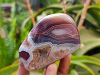 Polished Red Sashe River Agate Nodules x 6 From Sashe River, Zimbabwe