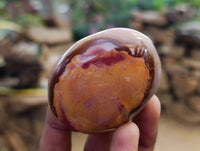 Polished Polychrome Jasper Palm Stones x 12 From NW Coast, Madagascar