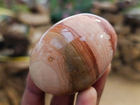 Polished Polychrome Jasper Palm Stones x 12 From NW Coast, Madagascar