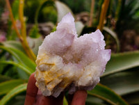 Natural Lilac Spirit Quartz Clusters x 6 From Boekenhouthoek, South Africa