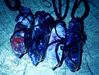 Hand Made Sodalite Copper Wire Wrapped Stone Pendants - Sold Per Item - From Namibia