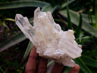 Natural Quartz Crystal Clusters x 12 From Madagascar