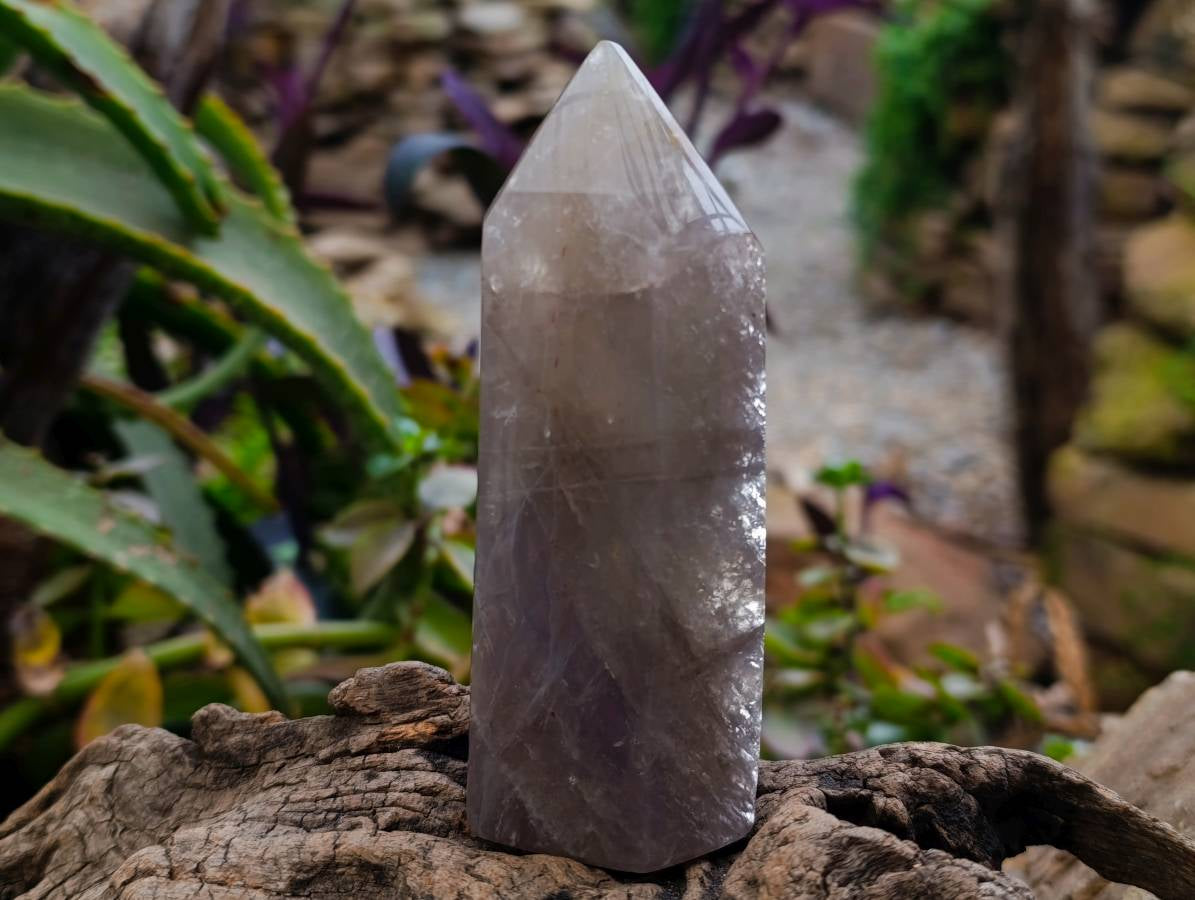 Polished Blue Rose Quartz Points x 3 From Madagascar - Toprock Gemstones and Minerals 