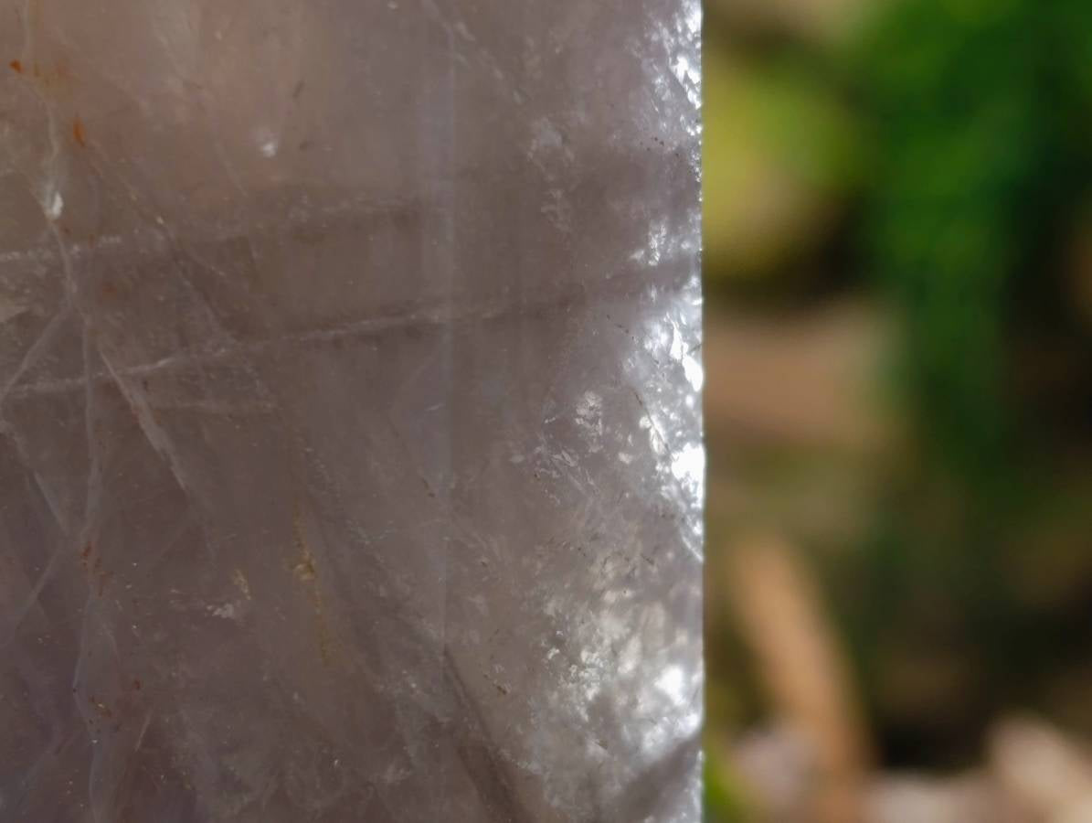 Polished Blue Rose Quartz Points x 3 From Madagascar - Toprock Gemstones and Minerals 