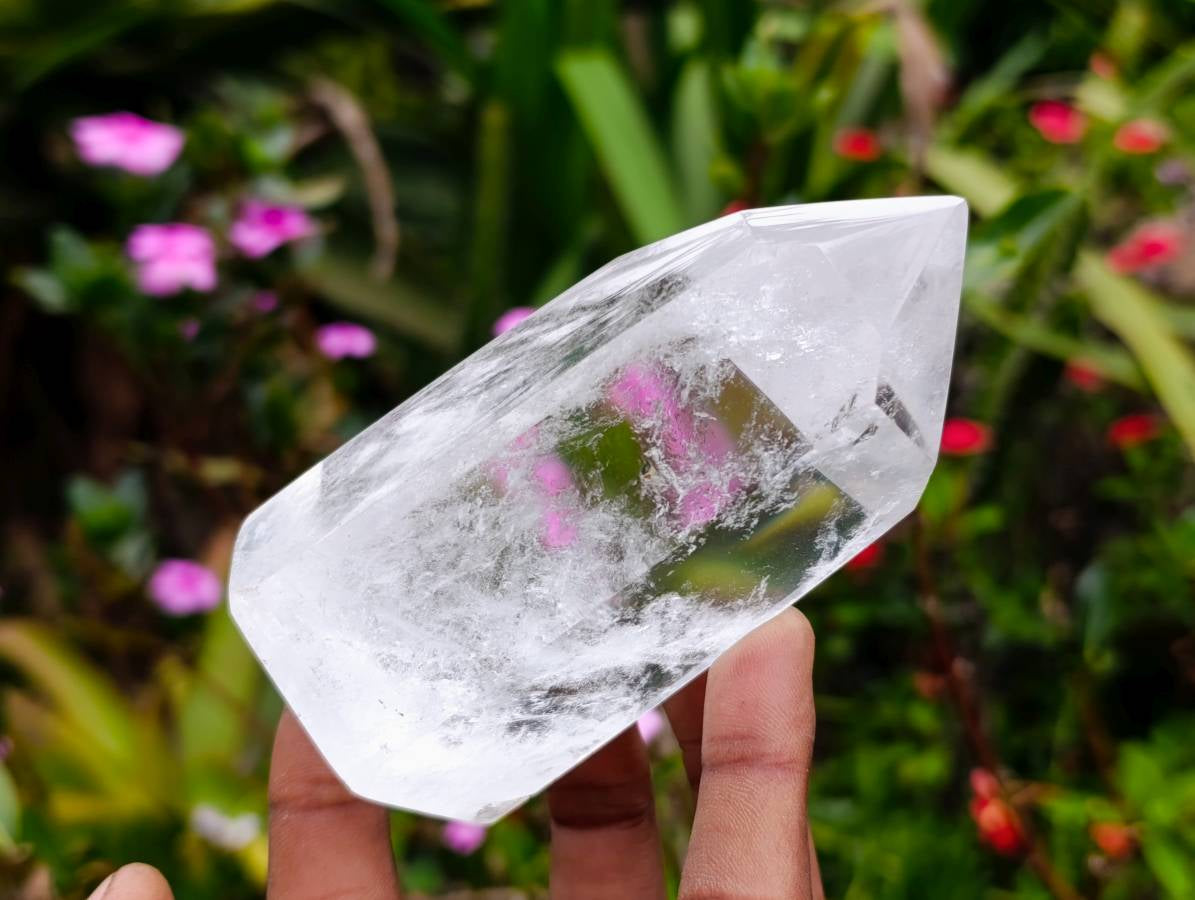 Polished Quartz Crystals x 6 From Madagascar - Toprock Gemstones and Minerals 