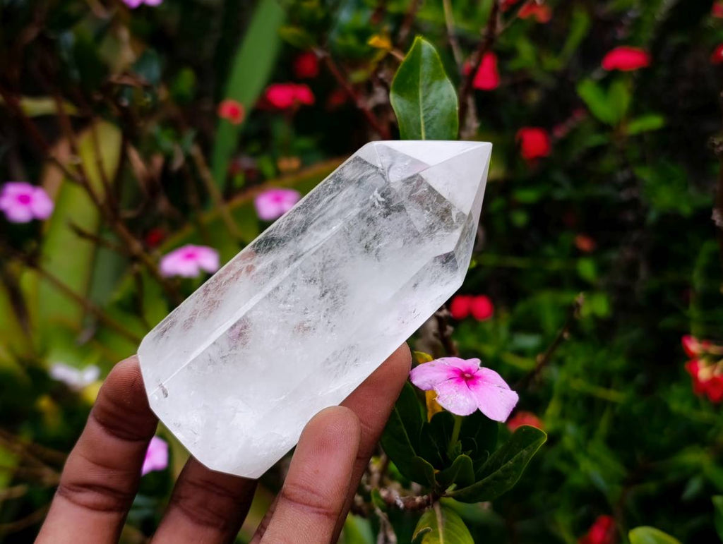 Polished Quartz Crystals x 6 From Madagascar - Toprock Gemstones and Minerals 