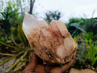 Natural & Polished Quartz Crystals x 3 From Madagascar