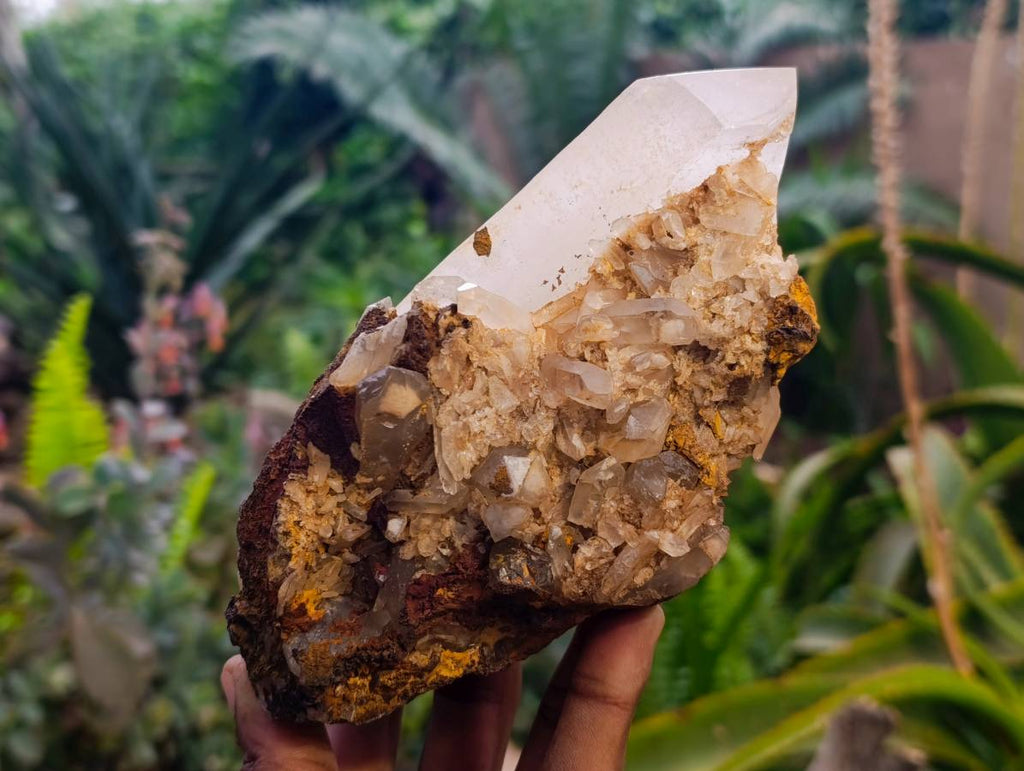 Natural & Polished Quartz Crystals x 3 From Madagascar - Toprock Gemstones and Minerals 