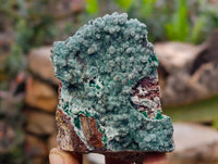 Natural Drusy Coated Malachite On Dolomite Specimens x 3 From Lupoto Mine, Congo