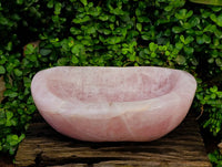Polished Rose Quartz Bowl x 1 From Ambatondrazaka Madagascar