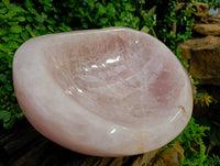 Polished Rose Quartz Bowl x 1 From Ambatondrazaka Madagascar