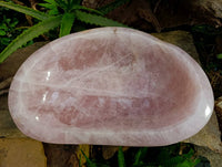 Polished Rose Quartz Bowl x 1 From Ambatondrazaka Madagascar