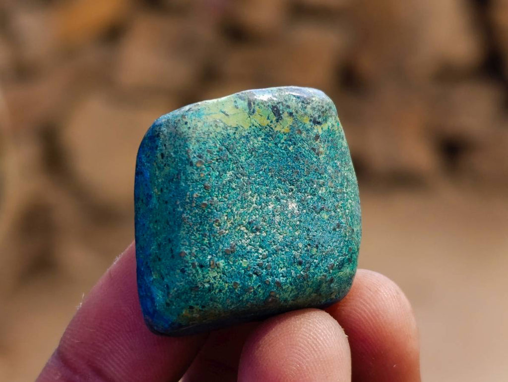 Polished Azurite and Malachite Free Forms x 70 From Congo - Toprock Gemstones and Minerals 