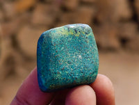 Polished Azurite and Malachite Free Forms x 70 From Congo