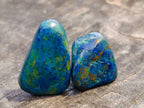 Polished Azurite and Malachite Free Forms x 70 From Congo - Toprock Gemstones and Minerals 