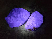 Natural Watermelon Fluorite Cobbed Pieces x 5 Kg Lot From Uis, Namibia
