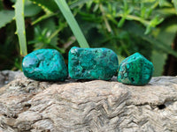 Polished Dioptase Free Forms x 35 From Likasi, Congo