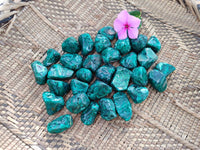 Polished Dioptase Free Forms x 35 From Likasi, Congo