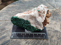 Natural Crystalline Ball Malachite and Quartz On Dolomite Matrix Specimens x 2 From Mindingi Mine, Kambove, Congo