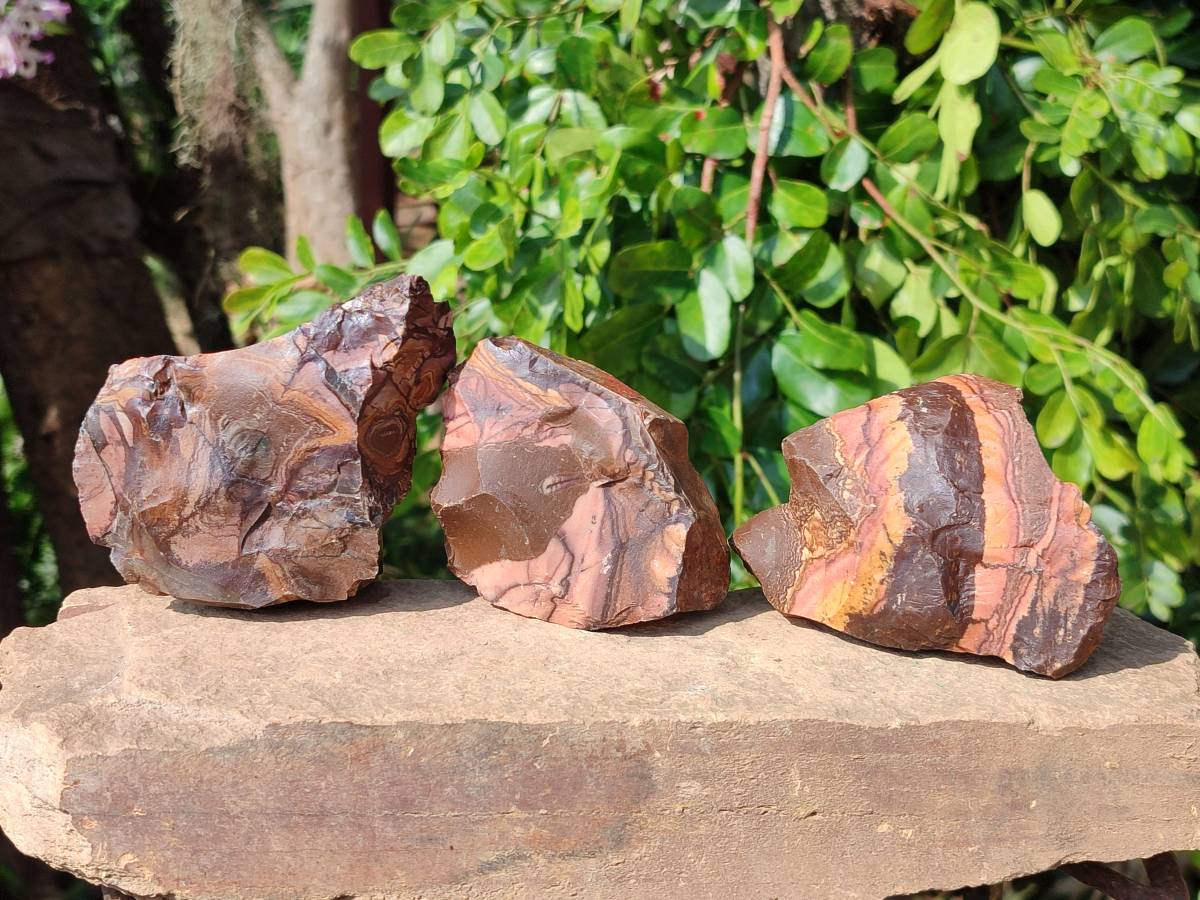 Natural Nguni Jasper Cobbed Specimens x 12 From N.Cape, South Africa - Toprock Gemstones and Minerals 