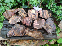 Natural Nguni Jasper Cobbed Specimens x 12 From N.Cape, South Africa
