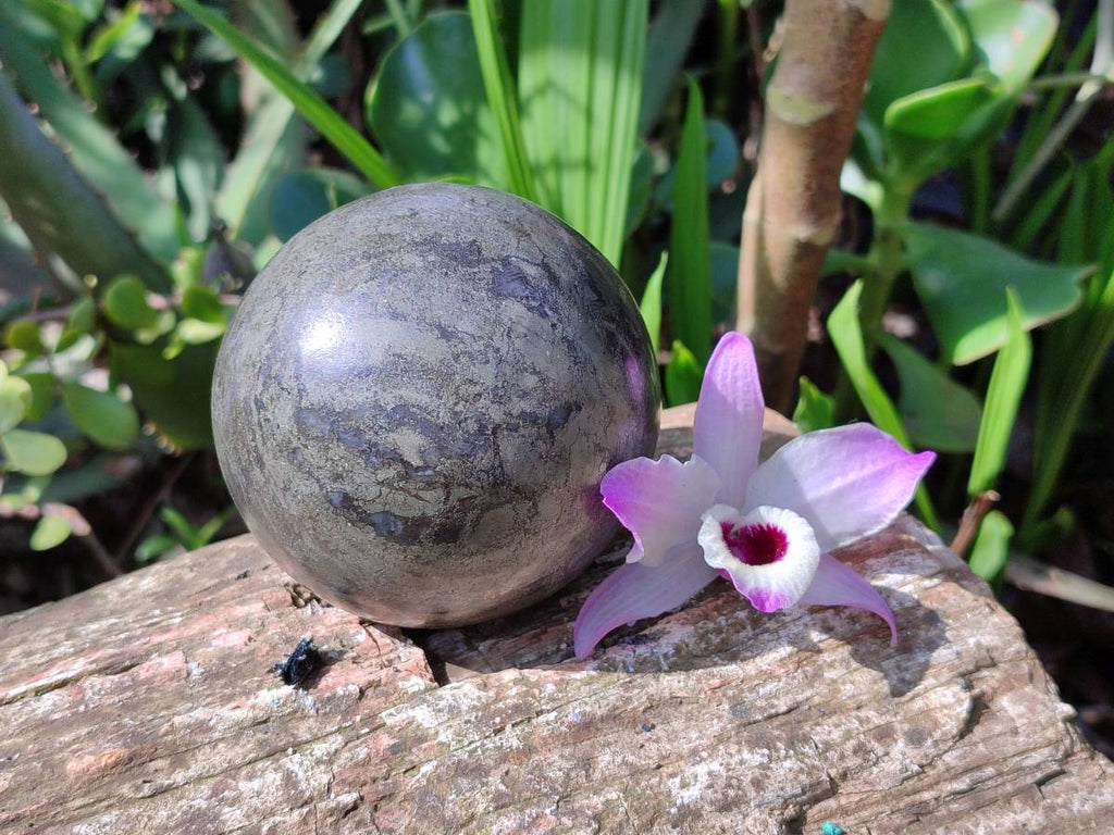 Polished Basalt Pharaoh Stone Sphere x 1 From Iron Duke Mine, Zimbabwe - Toprock Gemstones and Minerals 