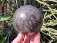 Polished Basalt Pharaoh Stone Sphere x 1 From Iron Duke Mine, Zimbabwe