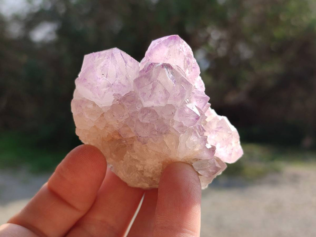 Natural Sunburst Amethyst Spirit Quartz Clusters x 12 From Boekenhouthoek, South Africa - Toprock Gemstones and Minerals 