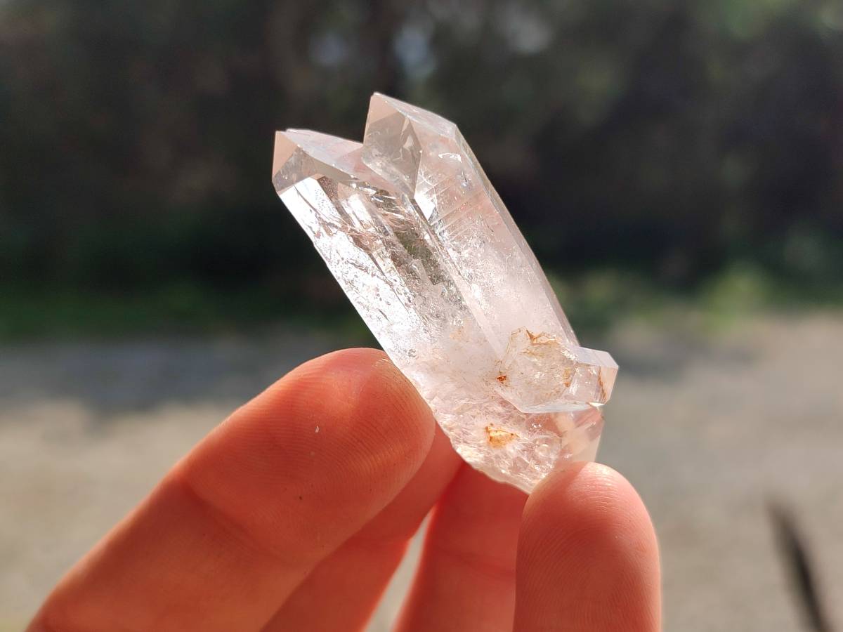 Natural Mix of Smokey, Clear And Amethyst Quartz Crystals x 20 From Brandberg, Namibia - Toprock Gemstones and Minerals 